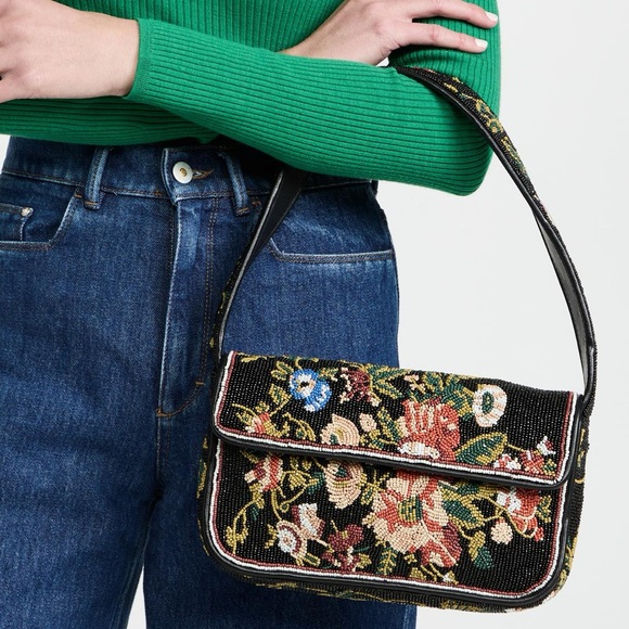 STAUD Handbags - STAUD BEADED TOMMY BAG